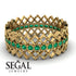 Crown Emerald Band - Hadley No. 4